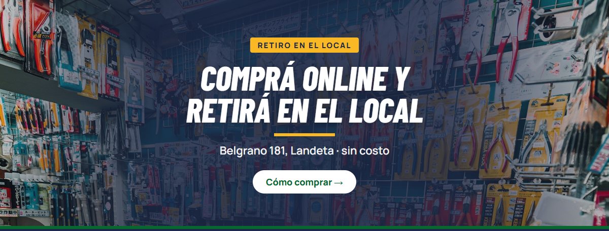 Comprá online y retirá en el local (ilustrativa)